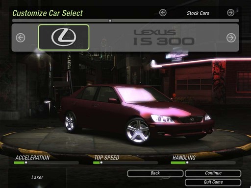 Need for Speed: Underground 2 - Cars