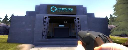 Team Fortress 2 - Aperture Science, GLaDOS и порталы в TF2